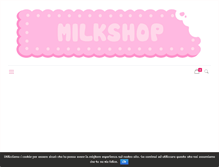 Tablet Screenshot of milkshop.it